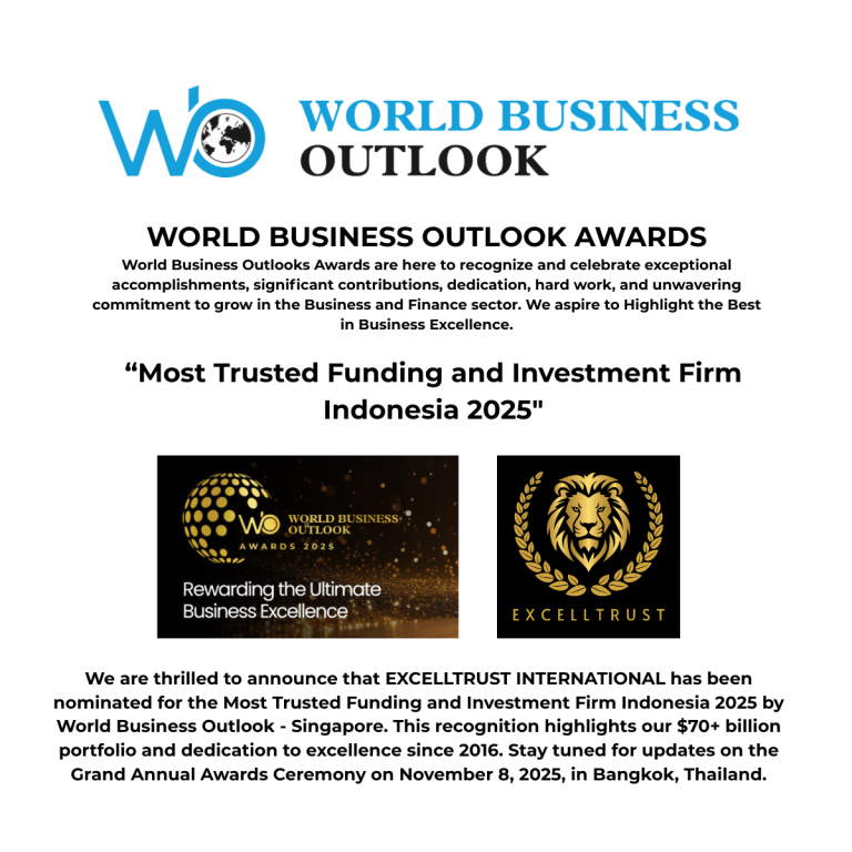 Best Strategic Funding & Investment Company 2025 - Indonesia (SINGAPORE WBO)