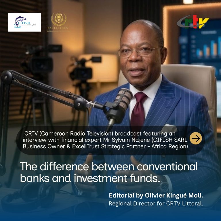 _CRTV (Cameroon Radio Television) broadcast featuring an interview with financial expert Mr Sylvain Ndjene (CIFISH SARL Business Owner & ExcellTrust Strategic Partner - Africa Region)_page-0001